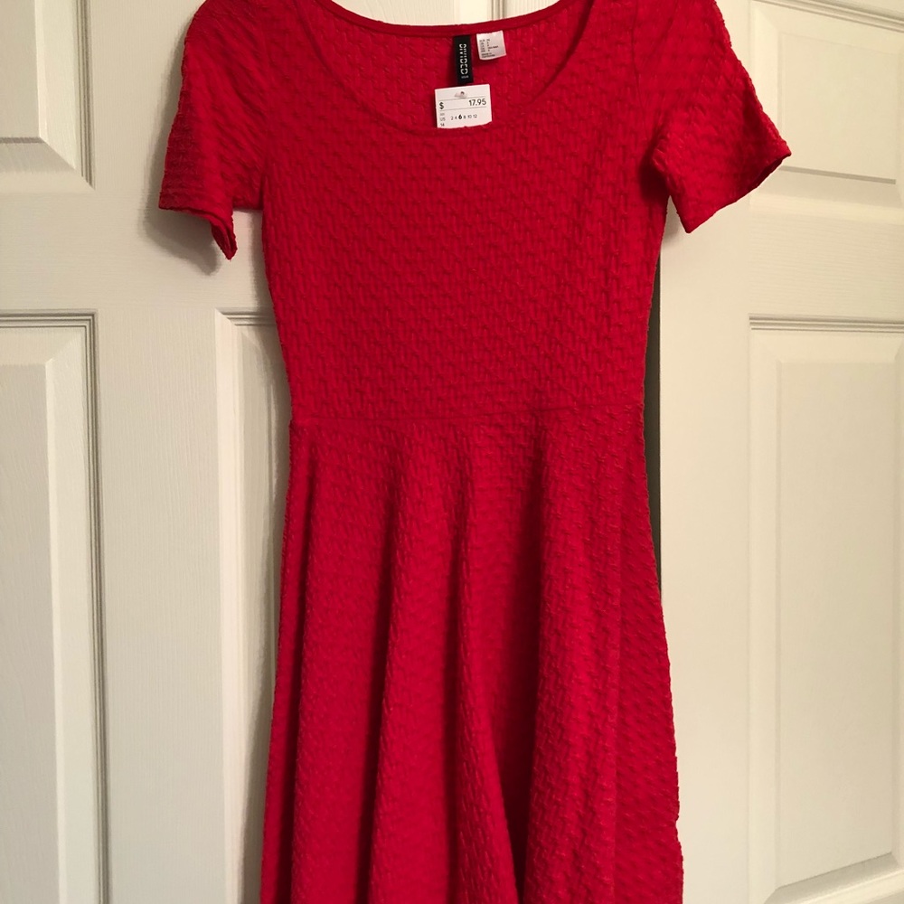 red t-shirt dress never worn